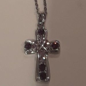 Ladies Silver Necklace and pendant